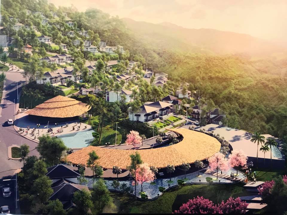 Biệt thự Sakana Spa & Resort có diện tích 12,1 ha